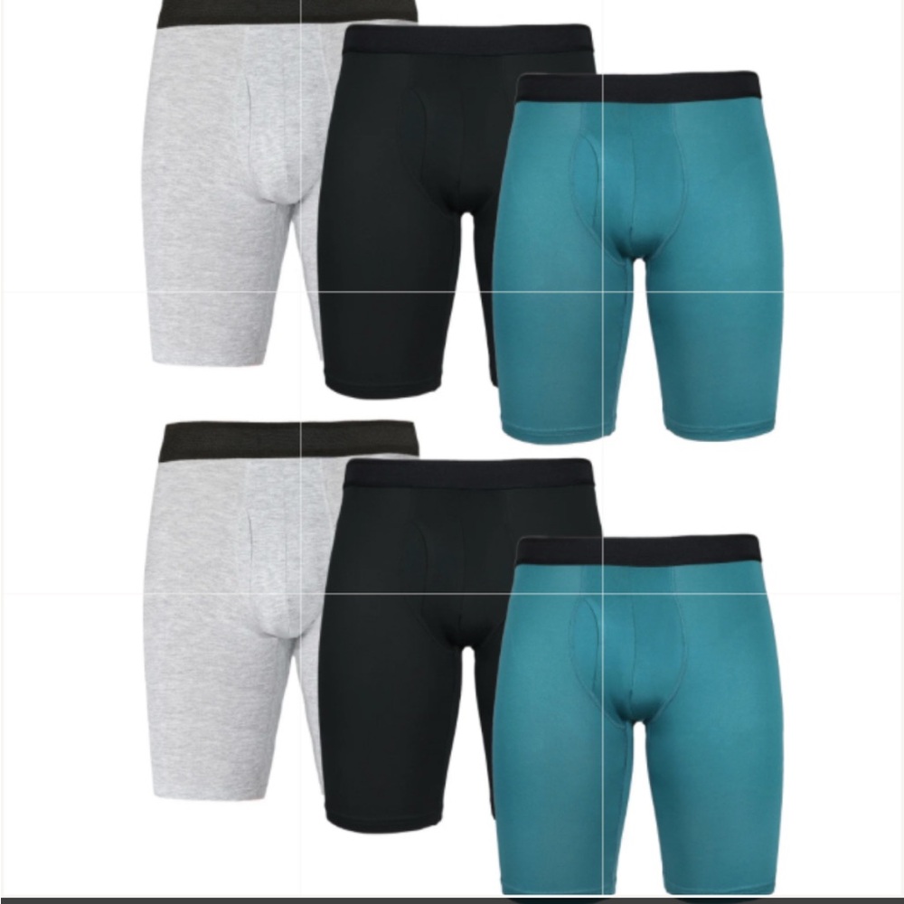 NWT set of 6 men’s boxer briefs 2XL underwear 956
